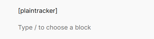 Shortcode for the front end page